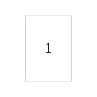 Produktbild för HERMA Special - etiketter - högblank - 25 etikett (er) - A4