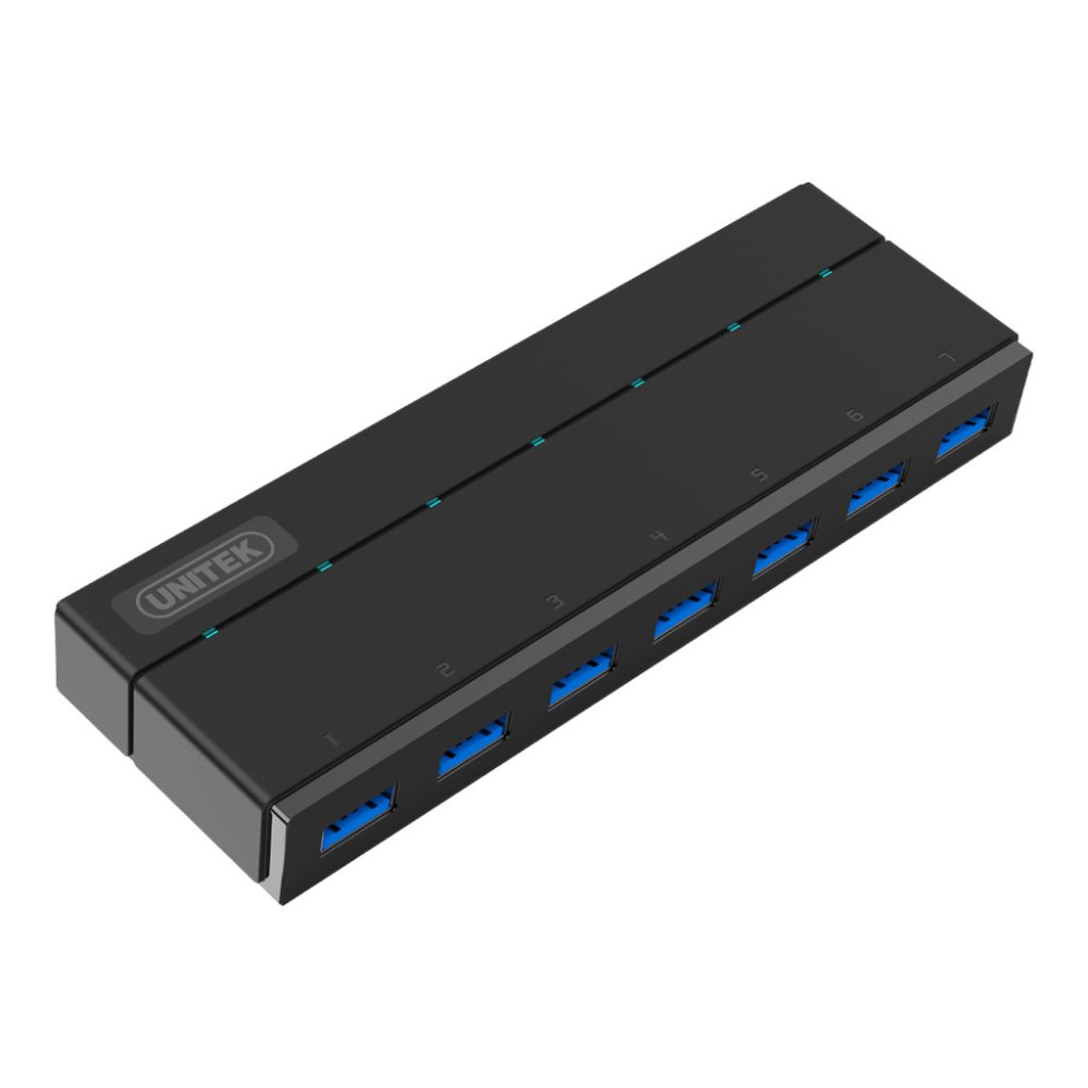 Produktbild för Unitek Y-3184 - hubb - 7 portar