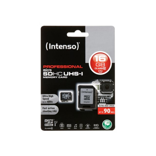 Intenso Intenso - flash-minneskort - 16 GB - microSDHC UHS-I