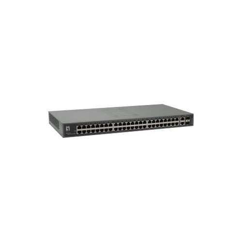 LevelOne LevelOne FGU-5021 - switch - 50 portar - ohanterad - rackmonterbar