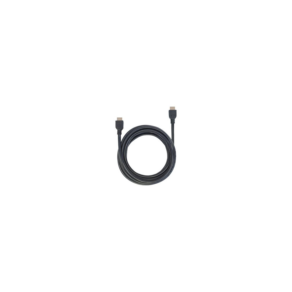 Produktbild för Manhattan HDMI Cable with Ethernet (CL3 rated, suitable for In-Wall use), 4K@60Hz (Premium High Speed), 5m, Male to Male, Black, Ultra HD 4k x 2k, In-Wall rated, Fully Shielded, Gold Plated Contacts, Lifetime Warranty, Polybag - HDMI-kabel med Ethernet - 