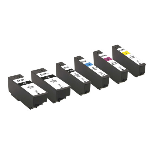 Peach Peach Multi Pack Plus XL - 6-pack - svart, gul, cyan, magenta - kompatibel - bläckpatron (alternativ för: Epson 33XL, Epson T3351, Epson T3357, Epson T3361, Epson T3362, Epson T3363, Epson T3364)