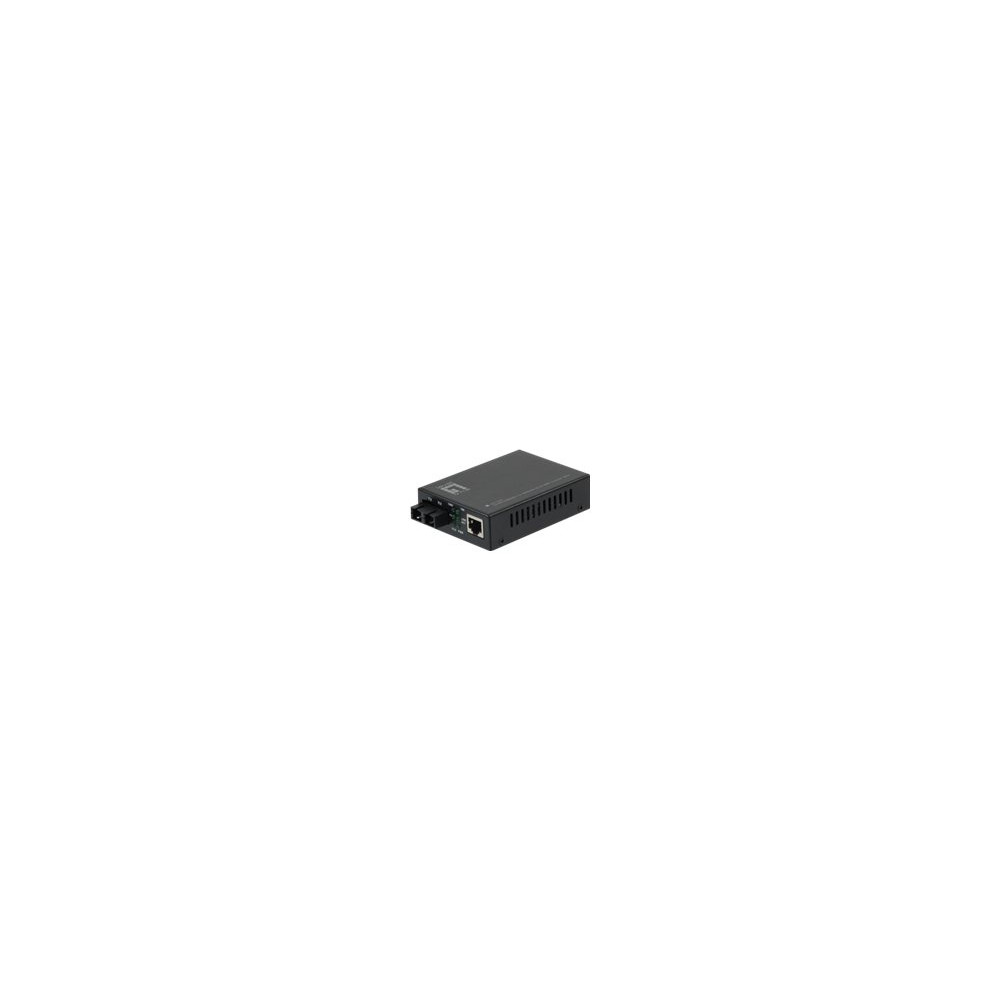 Produktbild för LevelOne GVT-2001 - fibermediekonverterare - 10Mb LAN, 100Mb LAN, 1GbE