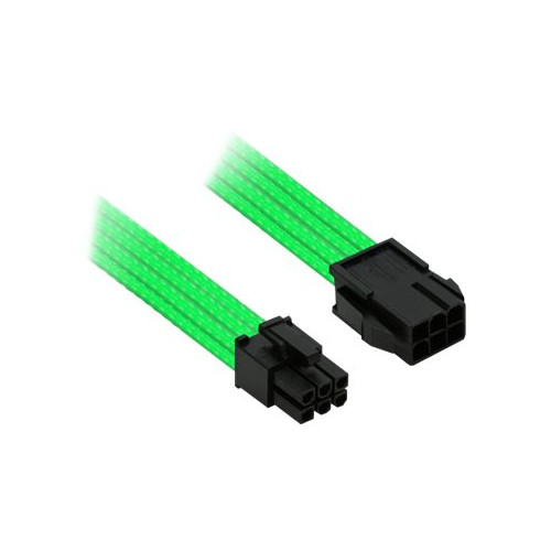 Nanoxia Technology Nanoxia Single Sleeve - förlängningskabel för ström - 6-stifts PCIe-ström till 6-stifts PCIe-ström - 30 cm