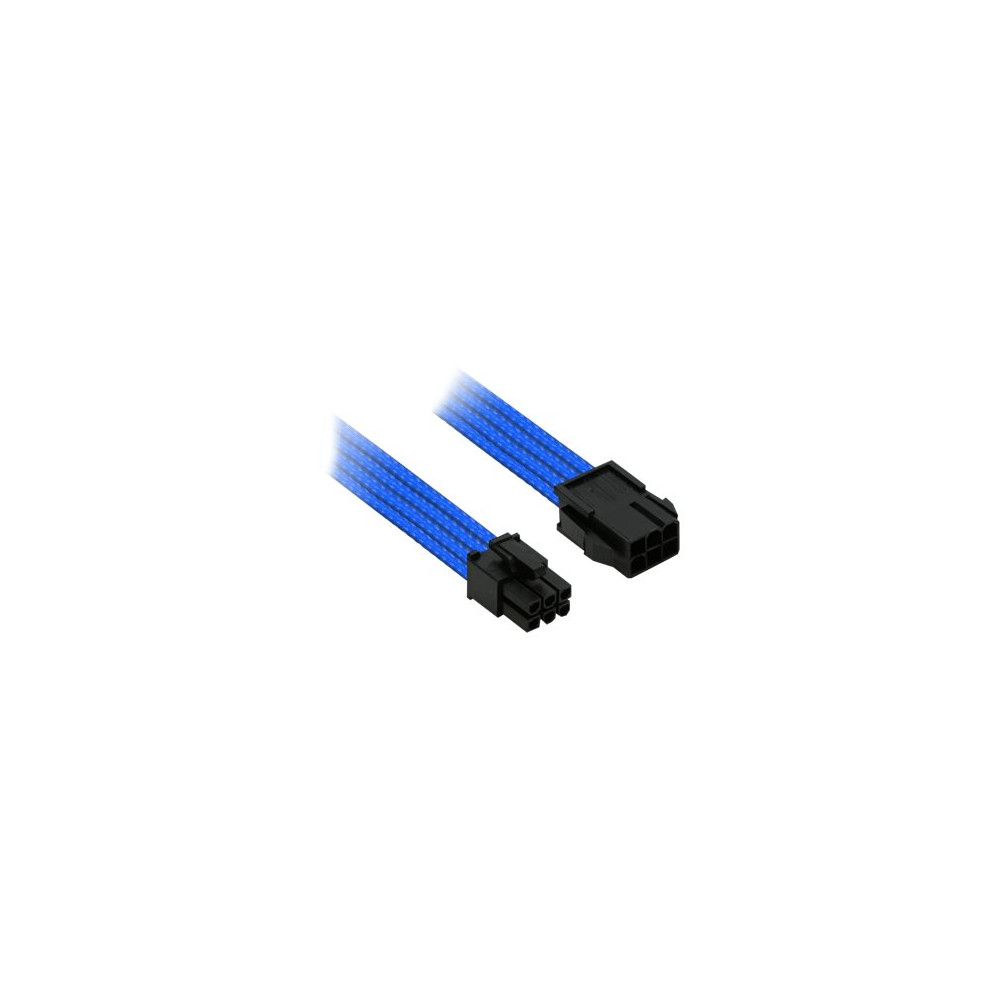 Produktbild för Nanoxia Single Sleeve - förlängningskabel för ström - 6-stifts PCIe-ström till 6-stifts PCIe-ström - 30 cm