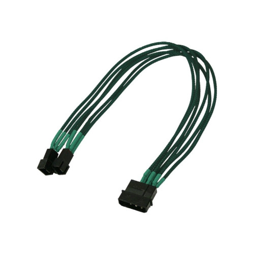 Nanoxia Technology Nanoxia - fläktadapter - 3 PIN intern effekt till 4-stifts intern strömingång (endast fläkt) - 30 cm
