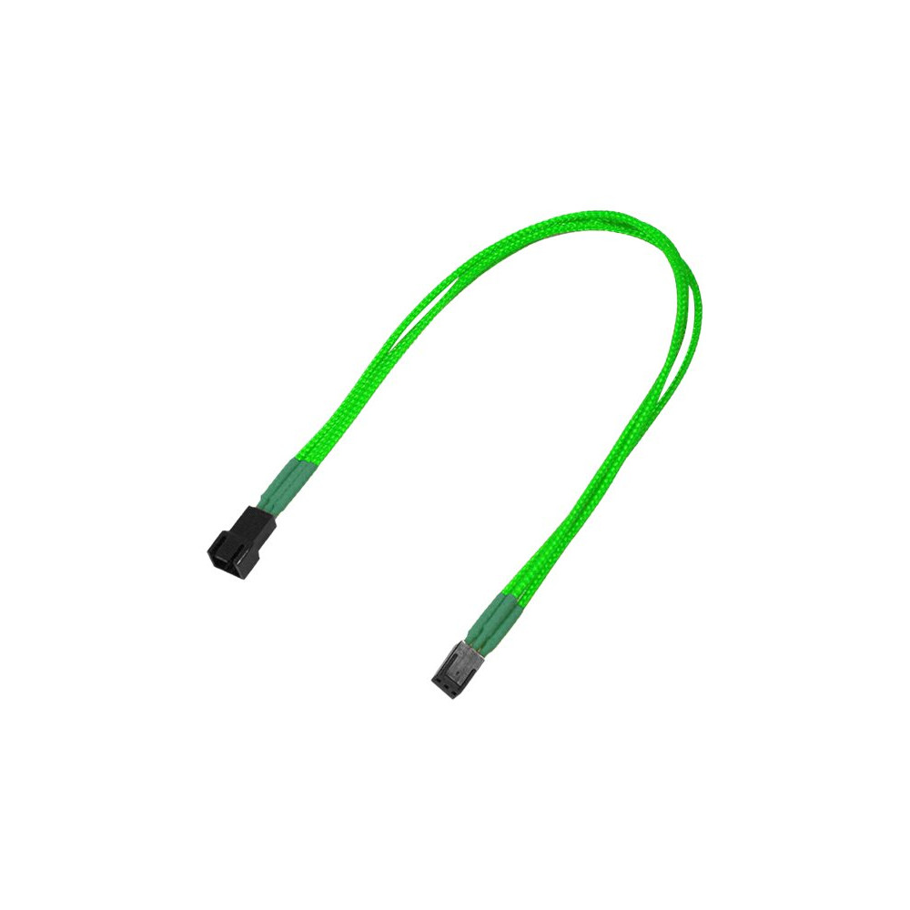 Produktbild för Nanoxia - förlängningsströmkabel till fläkt - 3 PIN intern effekt till 3 PIN intern effekt - 30 cm