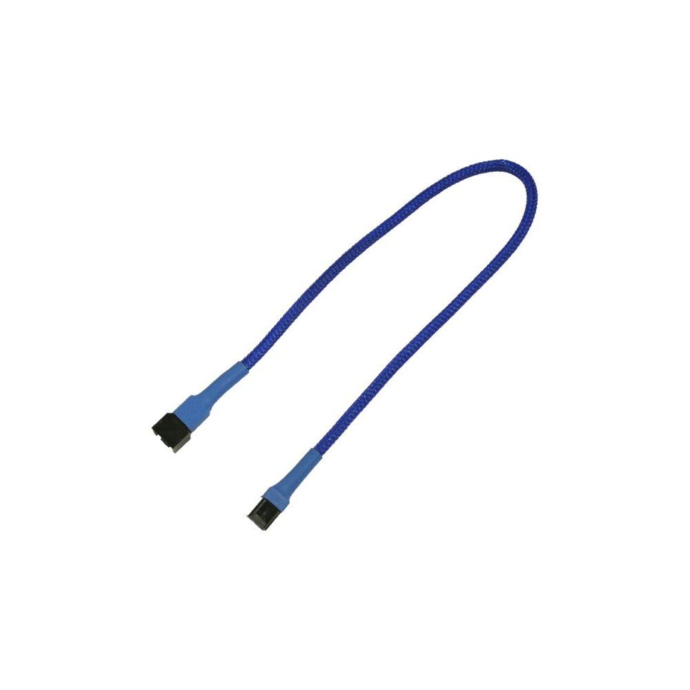 Produktbild för Nanoxia - förlängningsströmkabel till fläkt - 3 PIN intern effekt till 3 PIN intern effekt - 30 cm
