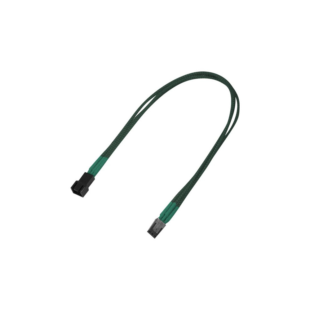 Produktbild för Nanoxia - förlängningsströmkabel till fläkt - 3 PIN intern effekt till 3 PIN intern effekt - 30 cm