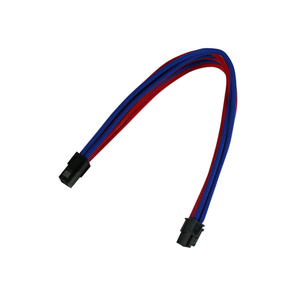 Produktbild för Nanoxia - förlängningskabel för ström - 8-stifts PCIe-ström till 8-stifts PCIe-ström - 30 cm