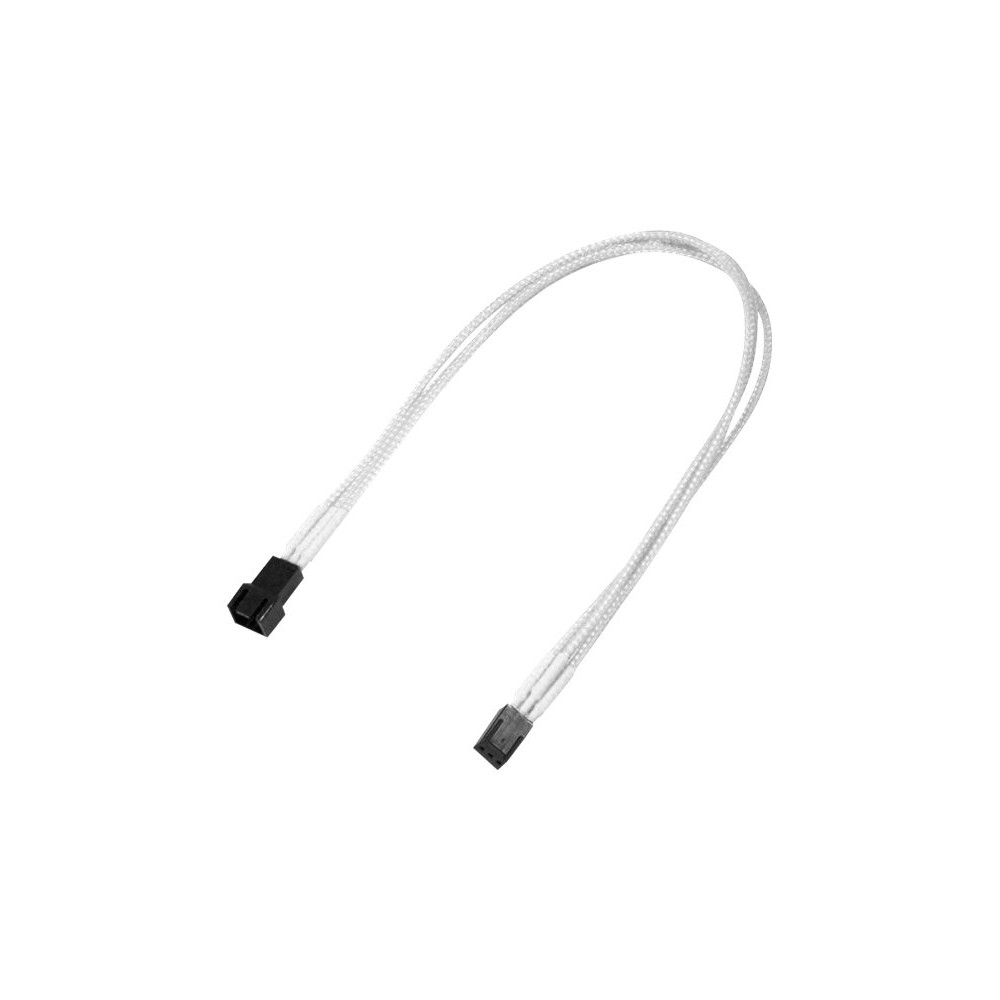 Produktbild för Nanoxia - förlängningsströmkabel till fläkt - 3 PIN intern effekt till 3 PIN intern effekt - 30 cm
