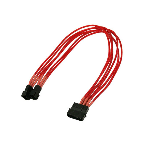 Nanoxia Technology Nanoxia - fläktadapter - 3 PIN intern effekt till 4-stifts intern strömingång (endast fläkt) - 30 cm