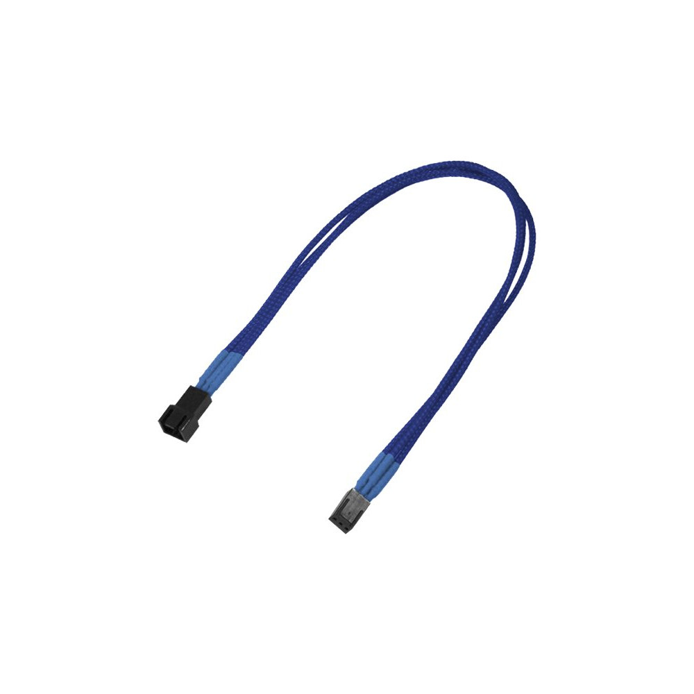 Produktbild för Nanoxia - förlängningsströmkabel till fläkt - 3 pin Molex till 3 pin Molex - 30 cm