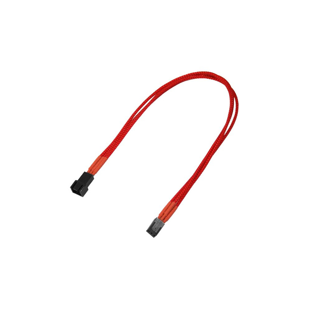 Produktbild för Nanoxia - förlängningsströmkabel till fläkt - 3 PIN intern effekt till 3 PIN intern effekt - 30 cm