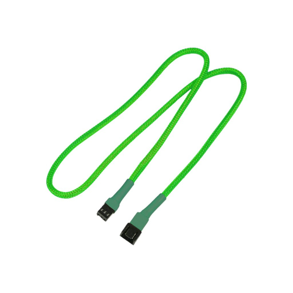 Produktbild för Nanoxia - förlängningsströmkabel till fläkt - 3 pin Molex till 3 pin Molex - 60 cm