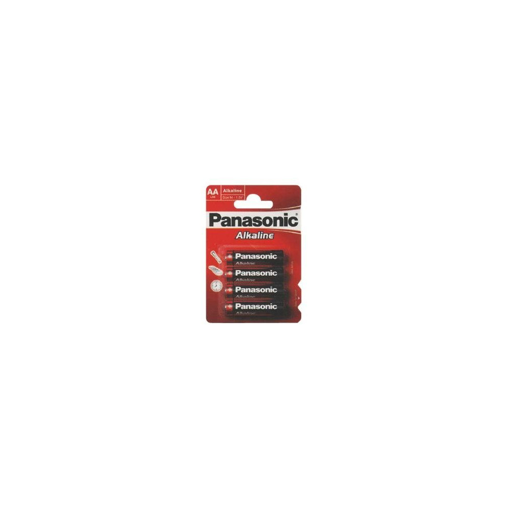Produktbild för Panasonic Alkaline Power LR6AP/4BP batteri - 4 x AA-typ - alkaliskt