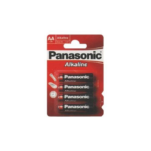 Panasonic Panasonic Alkaline Power LR6AP/4BP batteri - 4 x AA-typ - alkaliskt