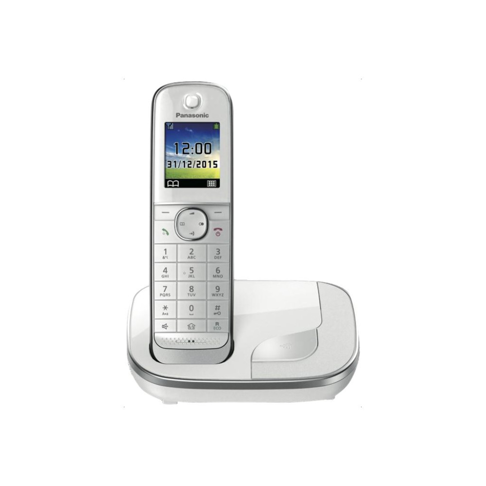 Produktbild för Panasonic KX-TGJ310GW - trådlös telefon med nummerpresentation