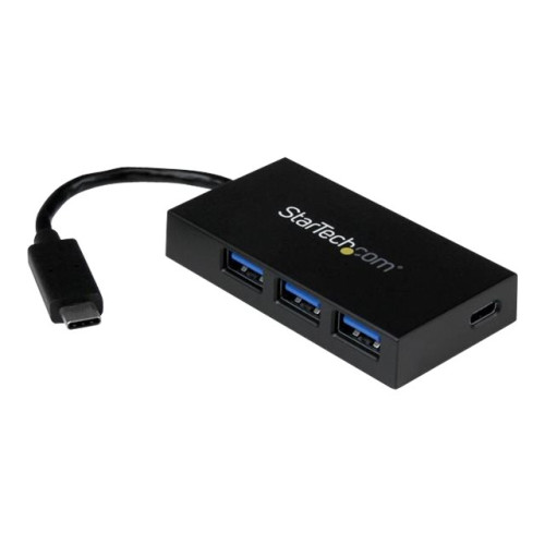 StarTech.com Startech USB-C-hubb med 4 portar - USB-C till 1x USB-C och 3x USB-A - USB 3.0-hubb - hubb - 4 portar