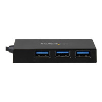 Produktbild för Startech USB-C-hubb med 4 portar - USB-C till 1x USB-C och 3x USB-A - USB 3.0-hubb - hubb - 4 portar