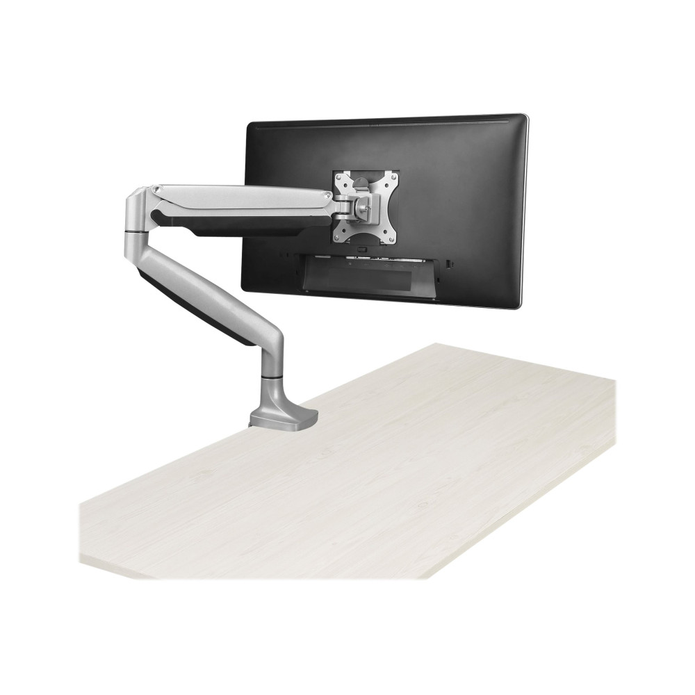 Produktbild för StarTech.com Enkel skrivbordsmonterad monitorarm - ledad i alla riktningar - silver monteringssats - justerbar arm - för LCD-display - silver
