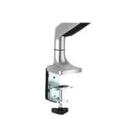 Produktbild för StarTech.com Enkel skrivbordsmonterad monitorarm - ledad i alla riktningar - silver monteringssats - justerbar arm - för LCD-display - silver