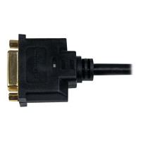 Produktbild för StarTech.com 20 cm HDMI till DVI-D-videokabeladapter - HDMI-hane till DVI-hona - videokort - HDMI / DVI - 20.32 cm