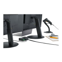 Produktbild för StarTech.com USB 2.0-hubb med 7 portar - Industriell USB-A-hubb i metall med ESD-skydd och 350 W överspänningsskydd - Monterbar på DIN-skena, vägg eller skrivbord - TAA-kompatibel USB-expansionshubb - hubb - 7 portar