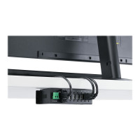 Produktbild för StarTech.com USB 2.0-hubb med 7 portar - Industriell USB-A-hubb i metall med ESD-skydd och 350 W överspänningsskydd - Monterbar på DIN-skena, vägg eller skrivbord - TAA-kompatibel USB-expansionshubb - hubb - 7 portar