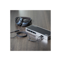 Produktbild för StarTech.com 3,5 mm 4-polig till 2x 3-polig 3,5 mm headsetsplitteradapter – F/M - headset-delare