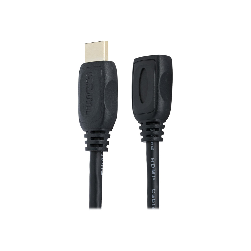 Produktbild för StarTech.com 2m (6ft) HDMI Extension Cable, Ultra HD HDMI Male to Female Cable, 4K HDMI Cable Extender, 4K 30Hz UHD HDMI Cable with Ethernet M/F, High Speed HDMI 1.4 Cable, 10.2Gbps - HDMI Cord Extender - HDMI-förlängningskabel - 2 m