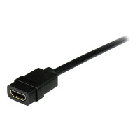 Produktbild för StarTech.com 2m (6ft) HDMI Extension Cable, Ultra HD HDMI Male to Female Cable, 4K HDMI Cable Extender, 4K 30Hz UHD HDMI Cable with Ethernet M/F, High Speed HDMI 1.4 Cable, 10.2Gbps - HDMI Cord Extender - HDMI-förlängningskabel - 2 m