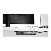 Produktbild för StarTech.com USB till DB9 RS232 seriell adapterhubb med 4 portar - Industriell DIN Rail och väggmonterbar - seriell adapter - USB 2.0 - RS-232 x 4
