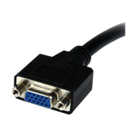 Produktbild för StarTech.com 8in DVI to VGA Cable Adapter - DVI-I Male to VGA Female Dongle Adapter (DVIVGAMF8IN) - VGA-adapter - 20 cm