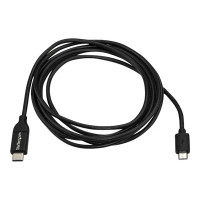 Produktbild för StarTech.com USB 2.0 USB-C till Micro-B-kabel - 1 m - USB typ C-kabel - USB-C till mikro-USB typ B - 1 m