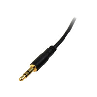Produktbild för StarTech.com 91 cm Slim 3,5 mm stereoaudiokabel - M/M - ljudkabel - 91 cm
