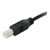 Produktbild för StarTech.com 9 m aktiv USB 2.0 A- till B-kabel - USB-kabel - USB till USB typ B - 9.15 m