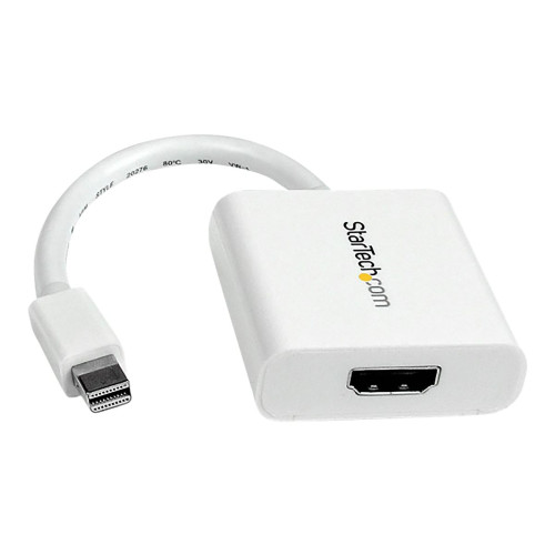 StarTech.com StarTech.com Mini DisplayPort till HDMI-videoadapter – Vit - videokort - DisplayPort / HDMI - 17 cm