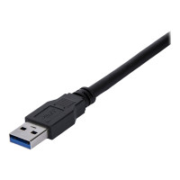 Produktbild för StarTech.com 1m Black SuperSpeed USB 3.0 Extension Cable A to A - Male to Female USB 3 Extension Cable Cord 1 m (USB3SEXT1MBK) - USB-förlängningskabel - USB typ A till USB typ A - 1 m