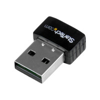 Produktbild för StarTech.com USB 2.0-miniadapter för Wireless-N-nätverk på 300 Mbps - 802.11n 2T2R WiFi-adapter - nätverksadapter - USB 2.0