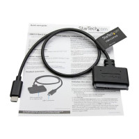 Produktbild för Startech USB 3.1 (10 Gbps) Adapterkabel för 2,5" SATA-enheter - med USB-C - kontrollerkort - SATA 6Gb/s - USB 3.1 (Gen 2)