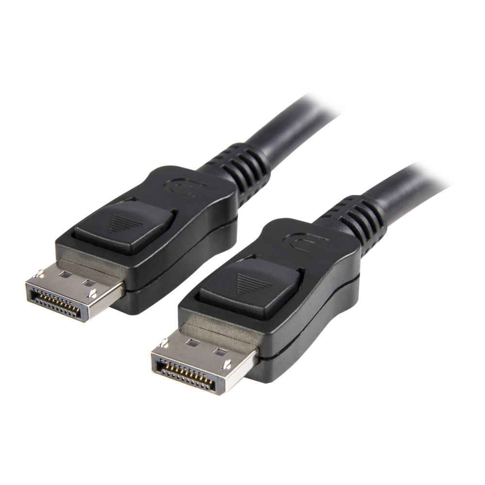 Produktbild för StarTech.com DisplayPort 1.2-kabel med lås – certifierad, 3 m - DisplayPort-kabel - 3 m