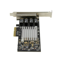 Produktbild för Startech Gigabit Ethernet Nätverkskort med 4 portar - PCI Express, Intel I350 NIC - nätverksadapter - PCIe x4