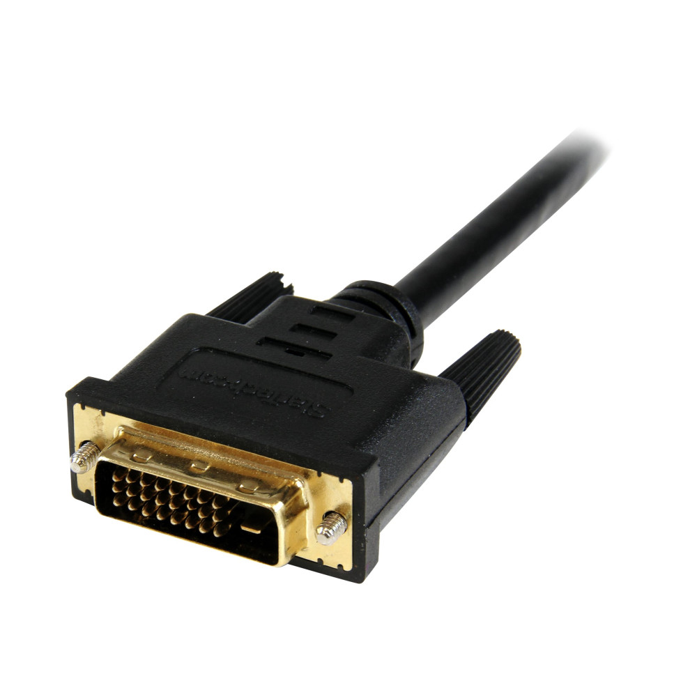 Produktbild för StarTech.com 20 cm HDMI till DVI-D-videokabeladapter - HDMI-hona till DVI-hane - videokort - HDMI / DVI - 20.32 cm