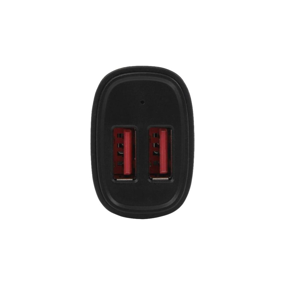 Produktbild för Startech USB-billaddare med 2 portar - 24 W/4,8 A - Svart strömadapter för bil - USB - 24 watt