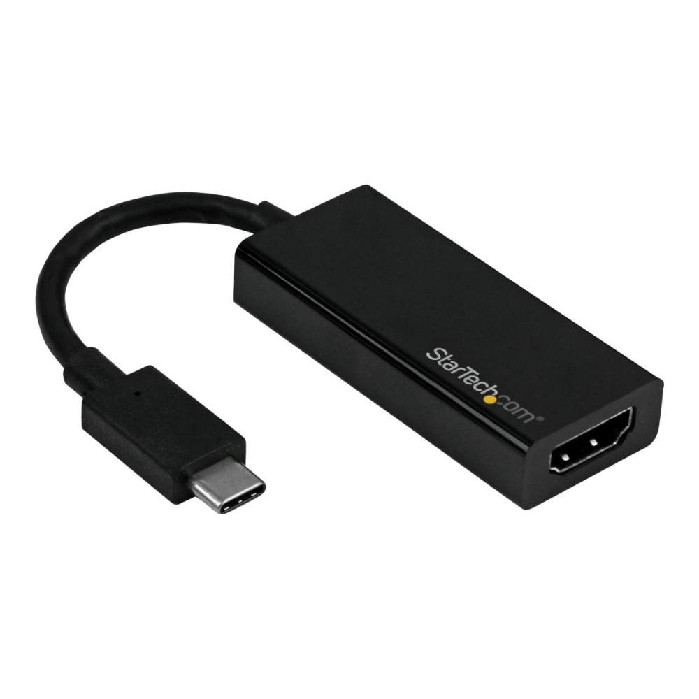 Produktbild för StarTech USB-C to HDMI Adapter - USB Type-C to HDMI Converter - 4K 60Hz - extern videoadapter - svart