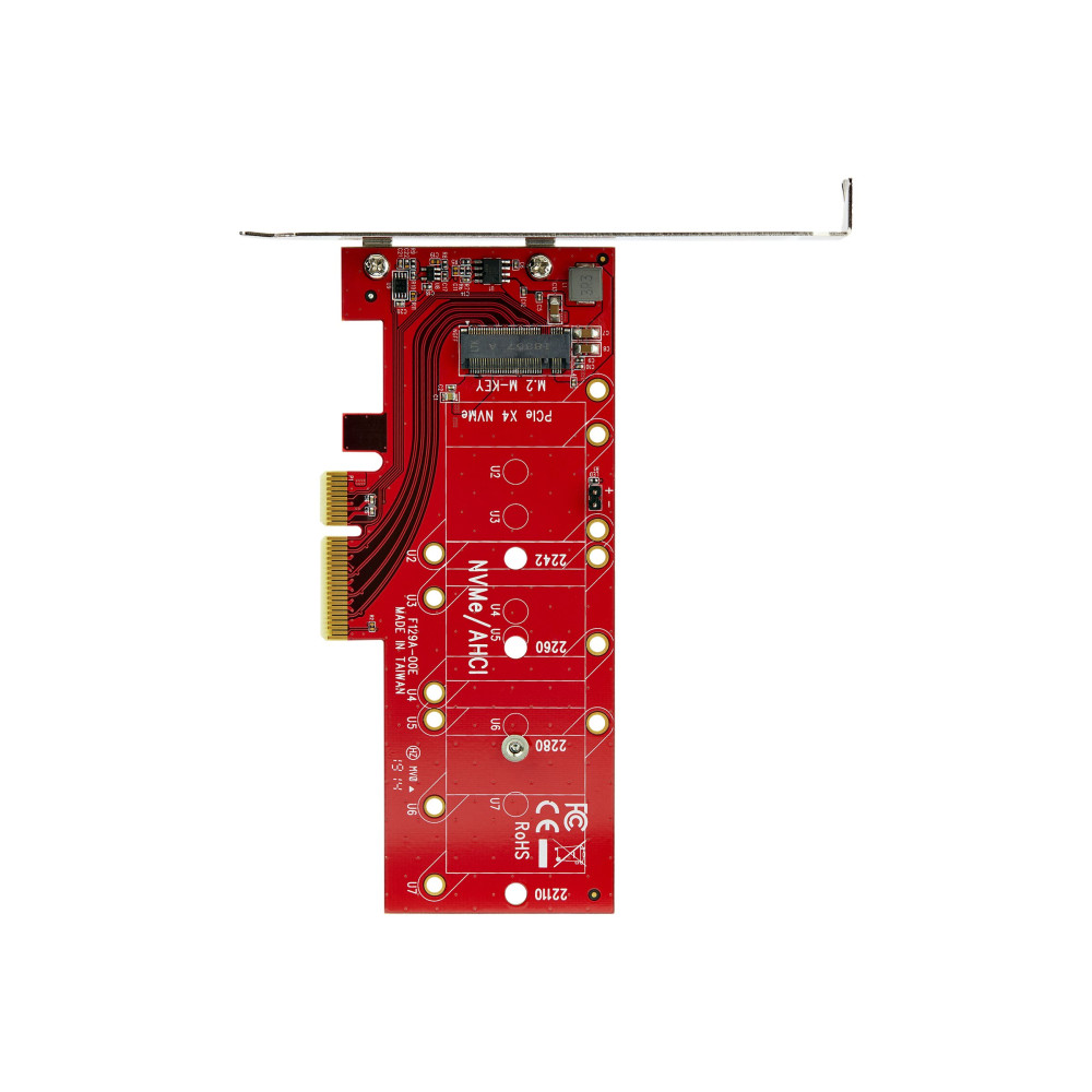 Produktbild för Startech x4 PCI Express 3.0 till M.2 PCIe NVMe SSD Adapter - gränssnittsadapter - M.2 Card - PCIe x4