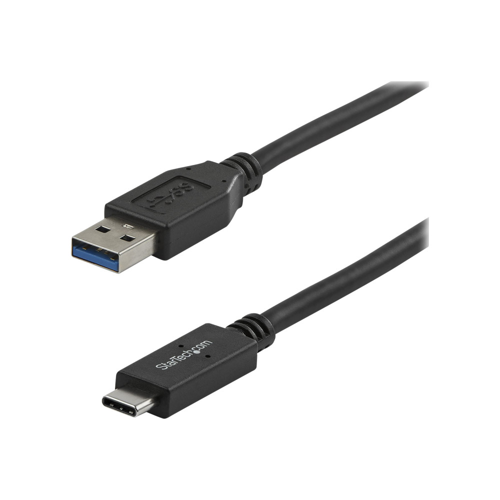 Produktbild för StarTech.com 1 m USB till USB-C-kabel - M/M - USB typ C-kabel - USB-C till USB typ A - 1 m
