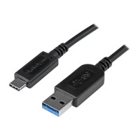 Produktbild för StarTech.com 1 m USB till USB-C-kabel - M/M - USB typ C-kabel - USB-C till USB typ A - 1 m