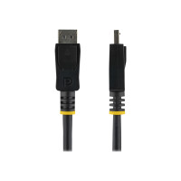 Produktbild för StarTech.com 5 m lång DisplayPort 1.2-kabel med lås M/M - DisplayPort 4k - DisplayPort-kabel - 5 m